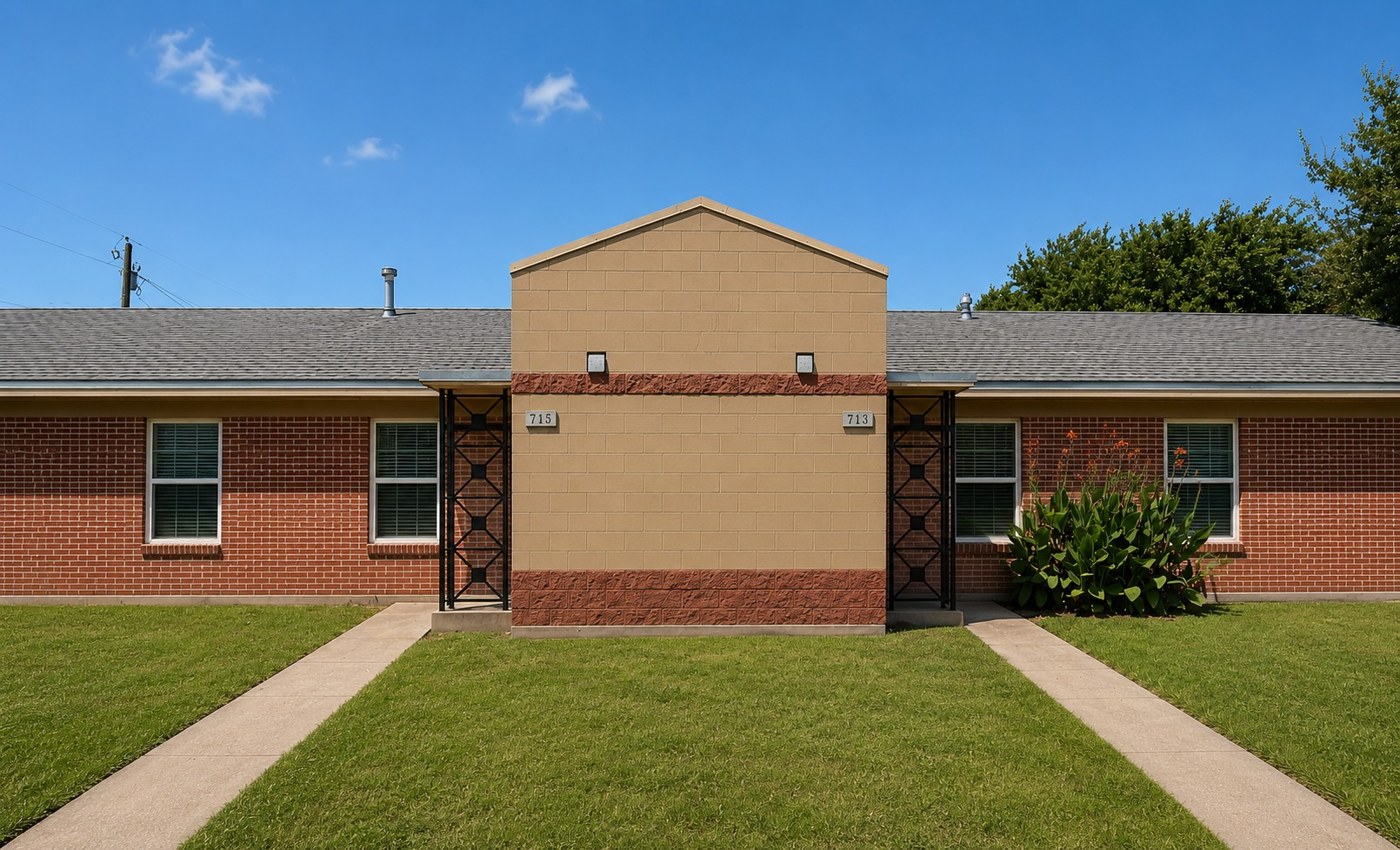 713 and 715 South 10th Street — 4-bedroom duplex in Waco, Texas